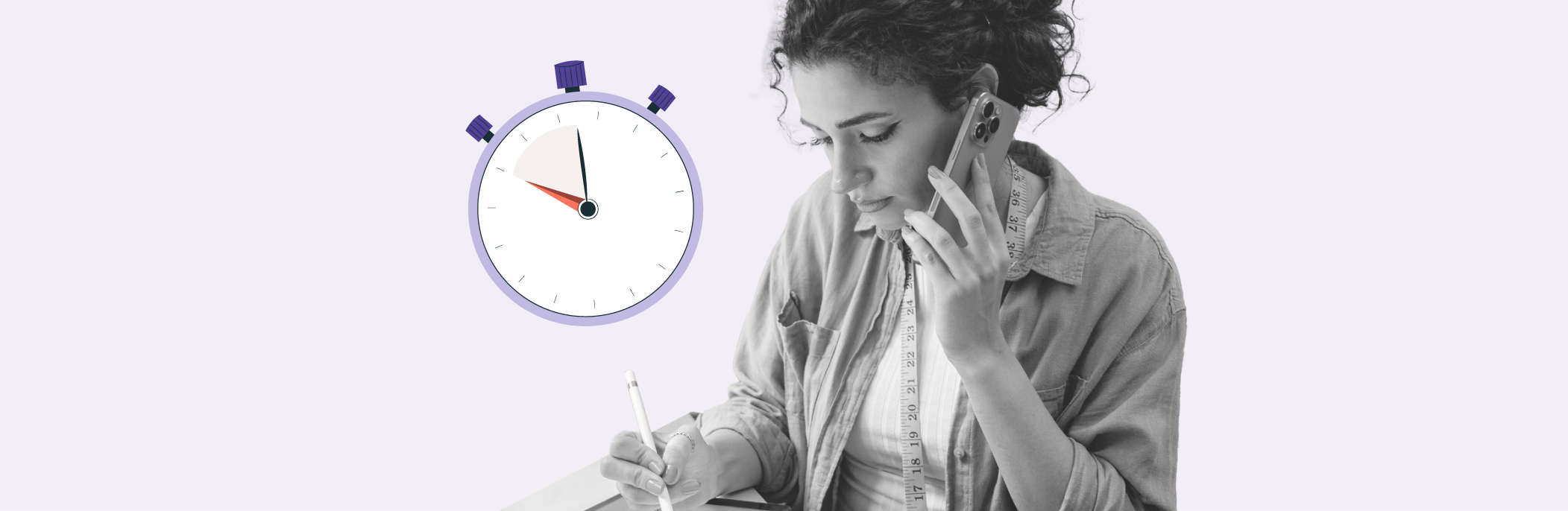 average handle time woman calling customer service